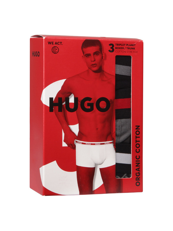 HUGO Sada tří - pánské boxerky HUGO vícebarevné