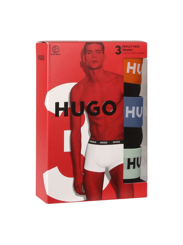 HUGO Sada tří - pánské boxerky HUGO vícebarevné