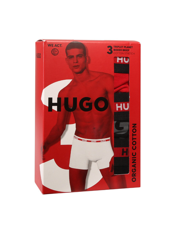 HUGO Sada tří - pánské boxerky HUGO vícebarevné