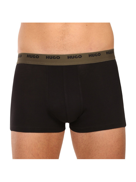 HUGO Sada pěti - pánské boxerky HUGO černé