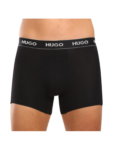 HUGO Sada tří - pánské boxerky HUGO černé