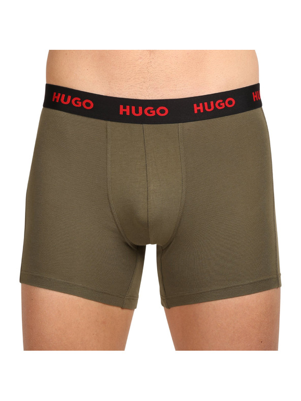 HUGO Sada tří - pánské boxerky HUGO vícebarevné
