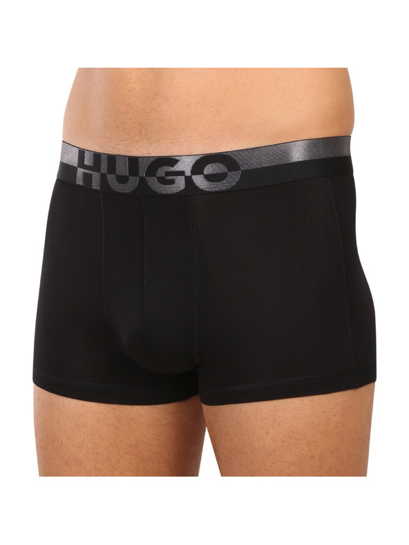 HUGO Sada tří - pánské boxerky HUGO černé