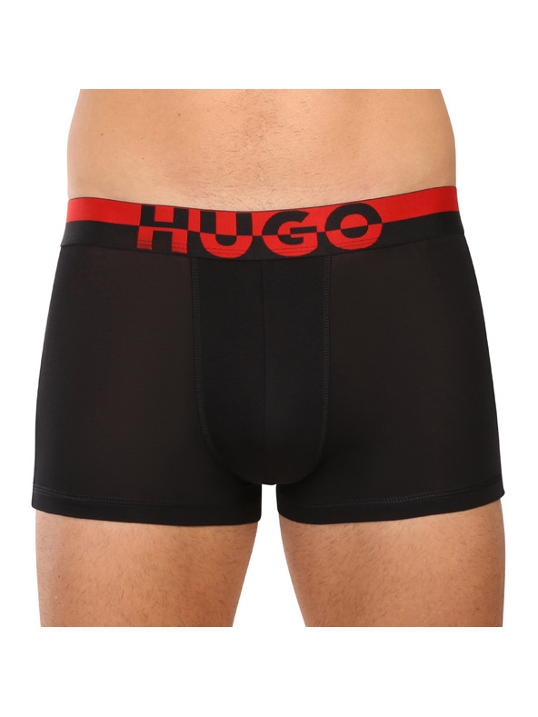 HUGO Sada tří - pánské boxerky HUGO černé