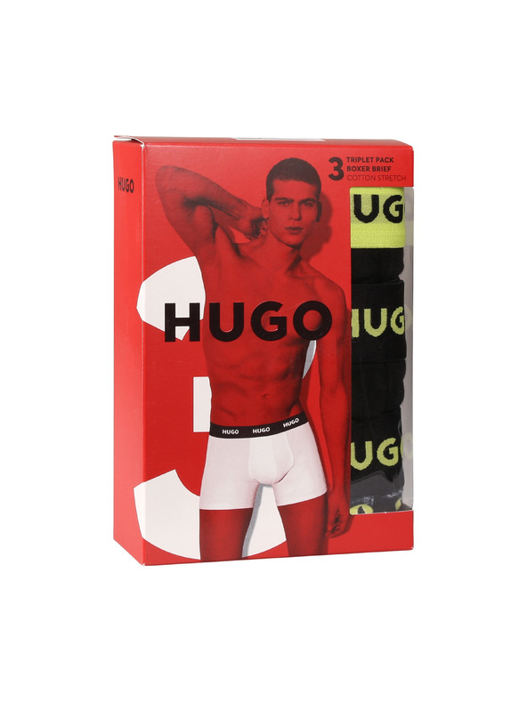 HUGO Sada tří - pánské boxerky HUGO vícebarevné