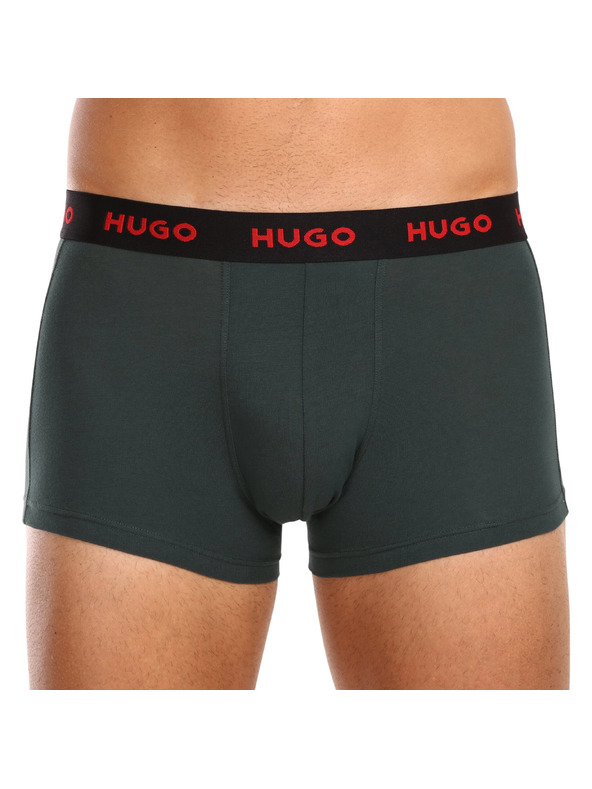 HUGO Sada tří - pánské boxerky HUGO vícebarevné