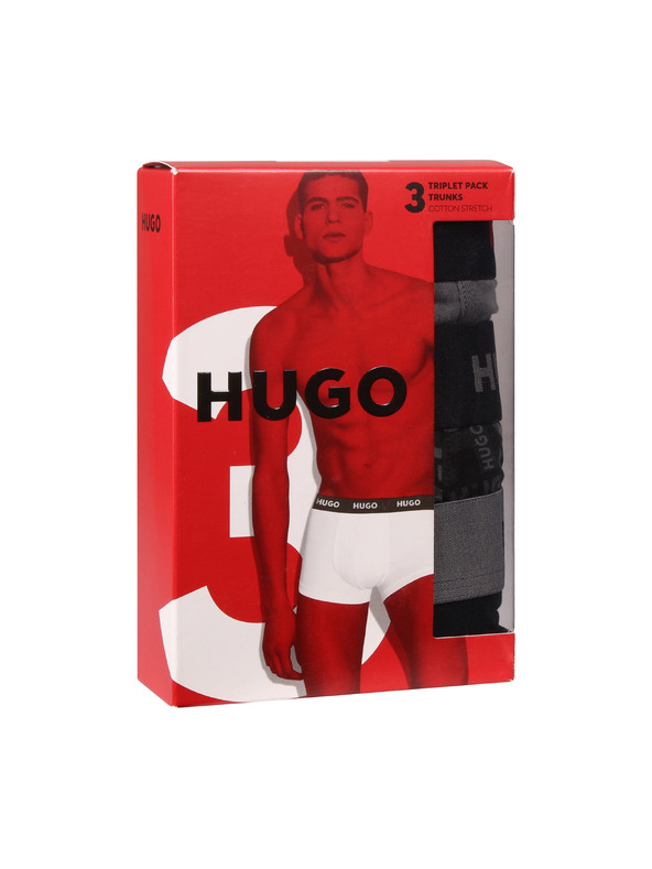 HUGO Sada tří - pánské boxerky HUGO vícebarevné