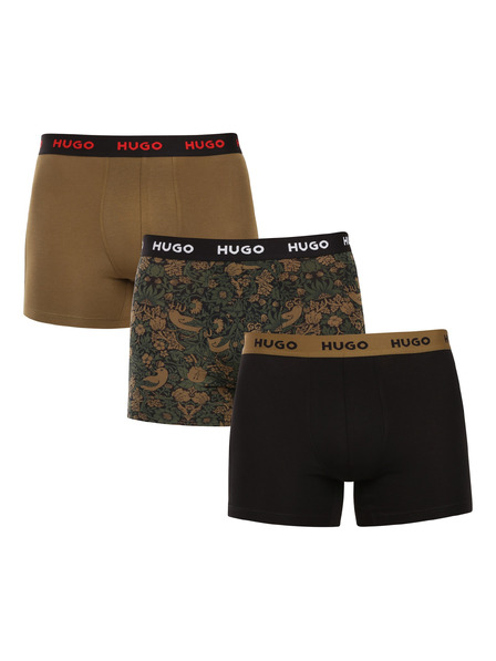 HUGO Sada tří - pánské boxerky HUGO vícebarevné