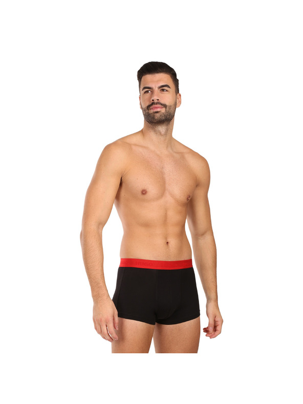 HUGO Sada tří - pánské boxerky HUGO černé