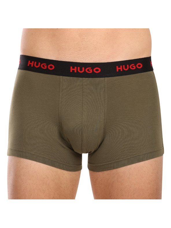 HUGO Sada tří - pánské boxerky HUGO vícebarevné