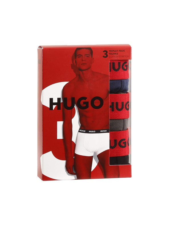 HUGO Sada tří - pánské boxerky HUGO vícebarevné