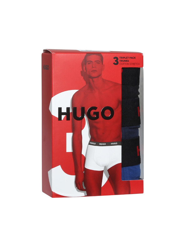 HUGO Sada tří - pánské boxerky HUGO vícebarevné