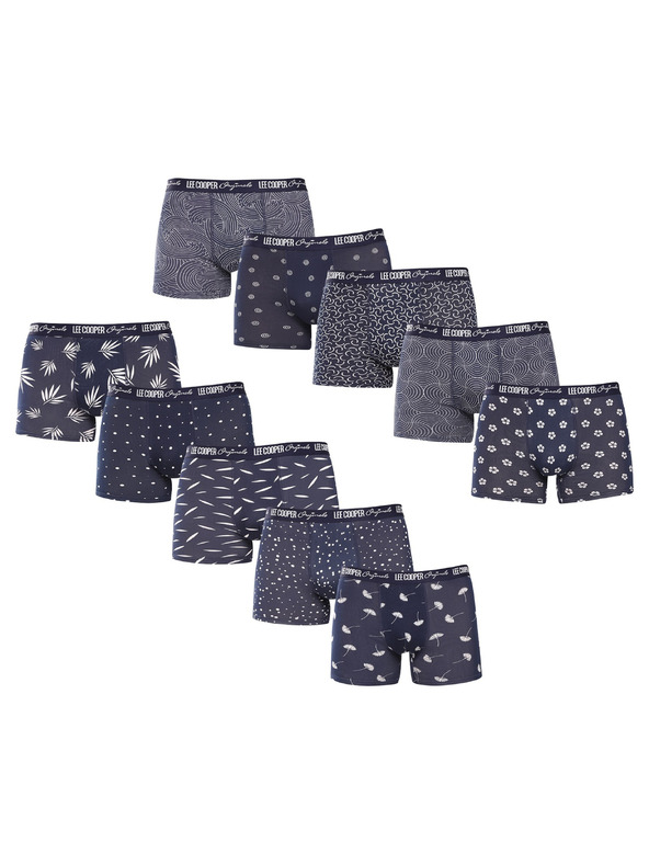 Lee Cooper Sada deseti - pánské boxerky Lee Cooper vícebarevné