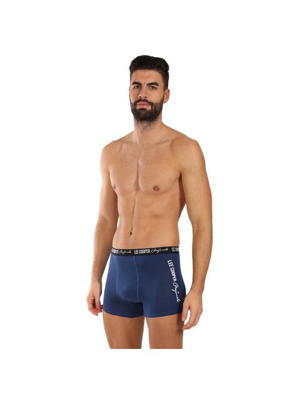 Lee Cooper Sada sedmi - pánské boxerky Lee Cooper modré