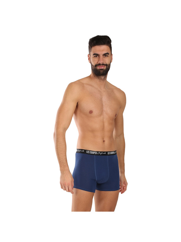 Lee Cooper Sada sedmi - pánské boxerky Lee Cooper modré