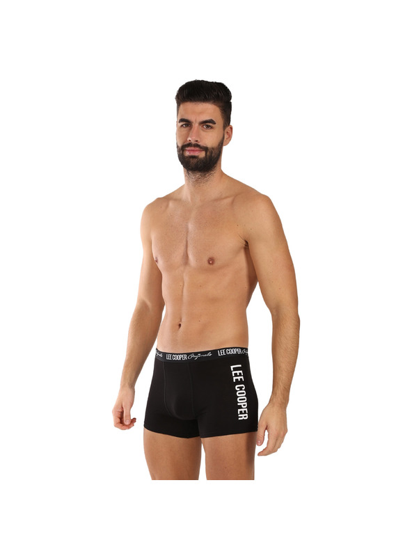 Lee Cooper Sada sedmi - pánské boxerky Lee Cooper černé