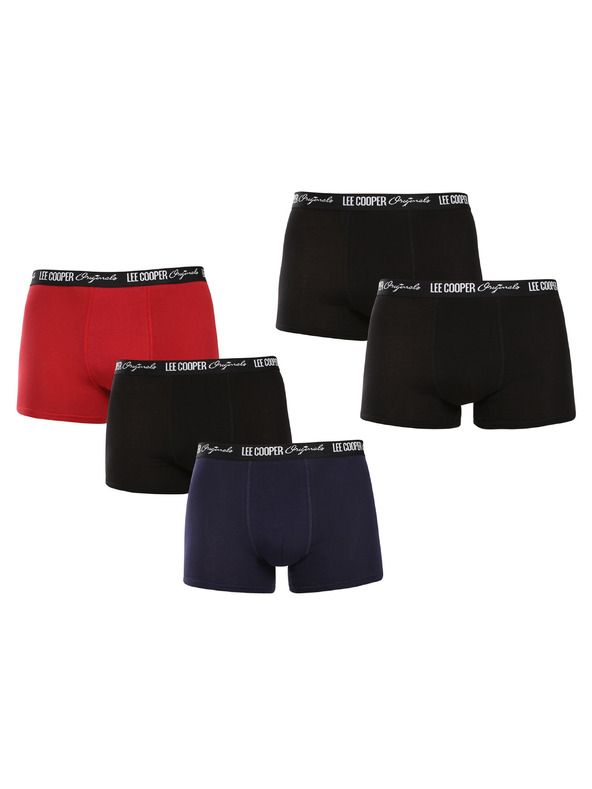 Lee Cooper Sada pěti - pánské boxerky Lee Cooper vícebarevné