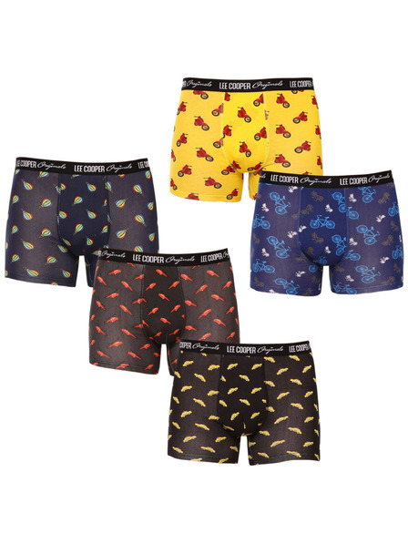 Lee Cooper Sada pěti - pánské boxerky Lee Cooper vícebarevné
