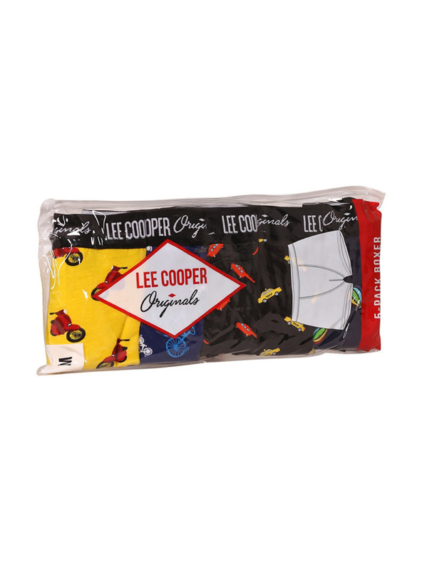 Lee Cooper Sada pěti - pánské boxerky Lee Cooper vícebarevné