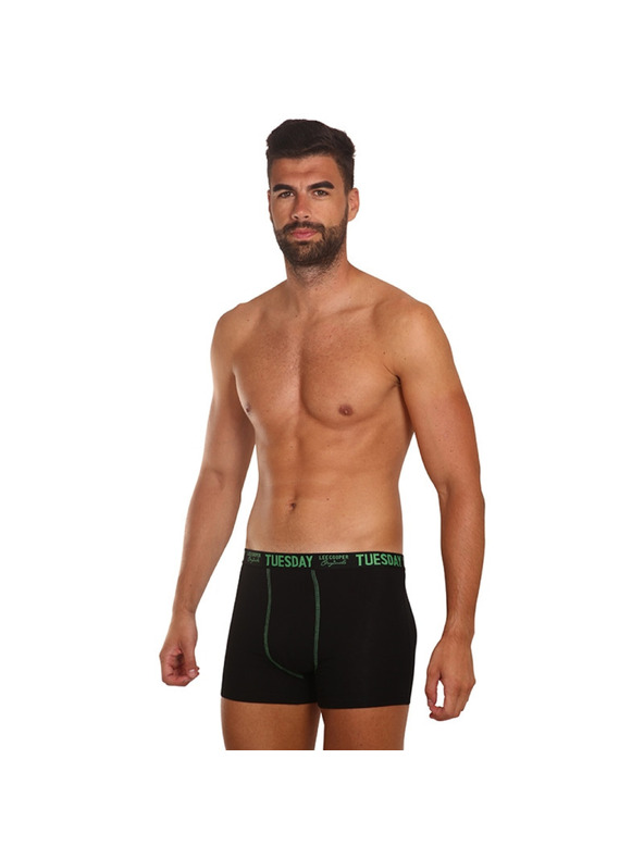 Lee Cooper Sada sedmi - pánské boxerky Lee Cooper černé