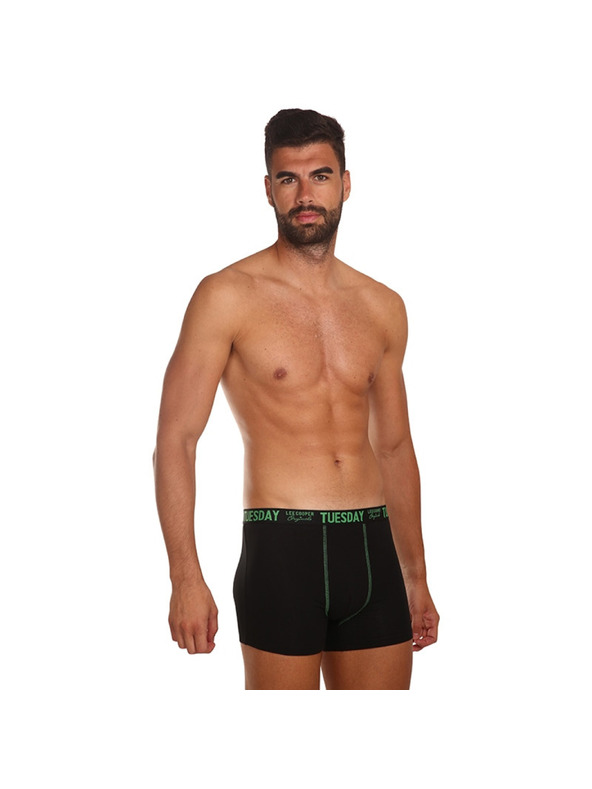 Lee Cooper Sada sedmi - pánské boxerky Lee Cooper černé