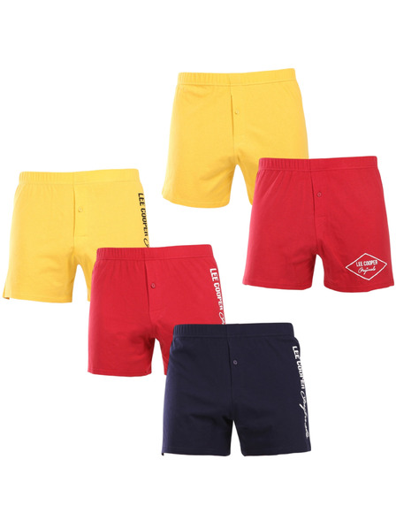 Lee Cooper Sada pěti - pánské trenky Lee Cooper vícebarevné