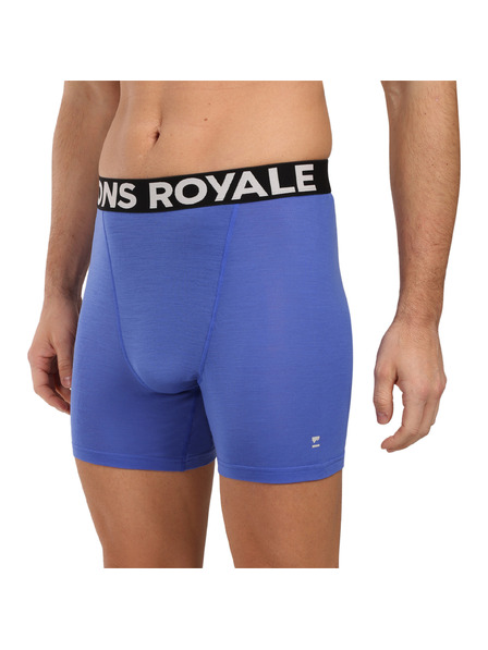 Mons Royale Pánské boxerky Mons Royale merino modré