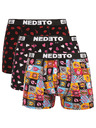 Nedeto Sada tří - pánské boxerky Nedeto Valentýn vícebarevné