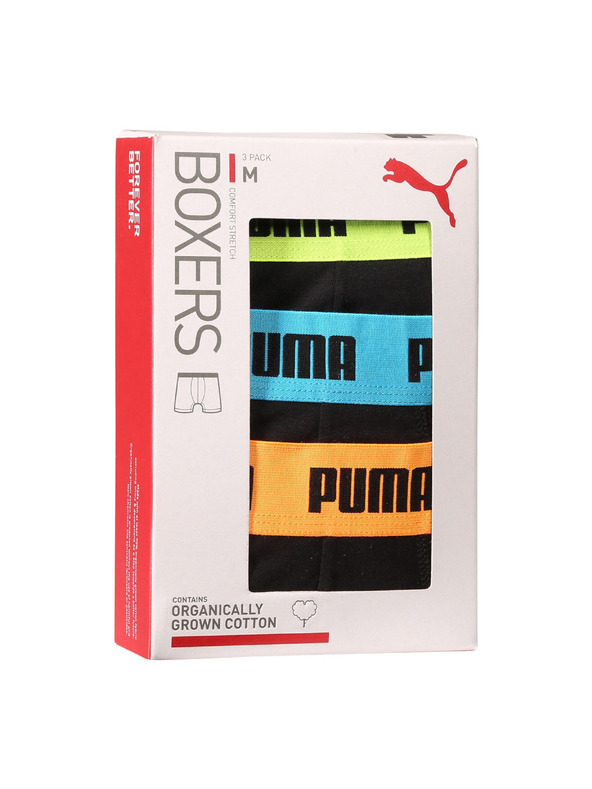 Puma Sada tří - pánské boxerky Puma černé