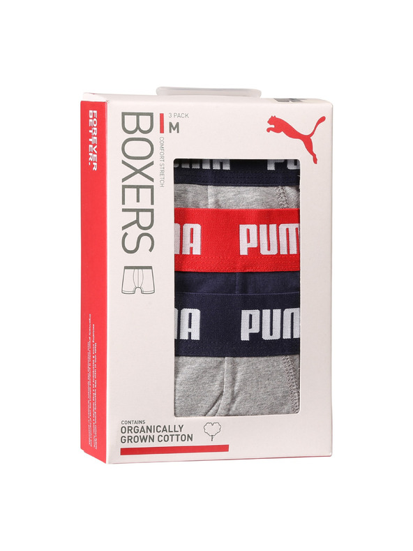 Puma Sada tří - pánské boxerky Puma vícebarevné