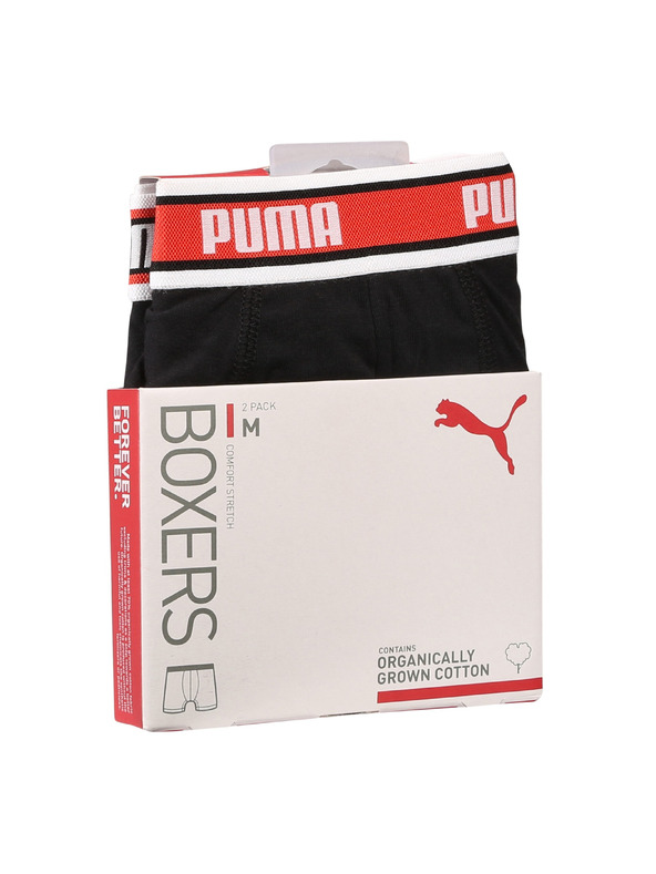 Puma Sada dvou - pánské boxerky Puma černé