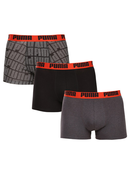 Puma Sada tří - pánské boxerky Puma vícebarevné