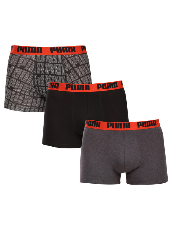 Puma Sada tří - pánské boxerky Puma vícebarevné