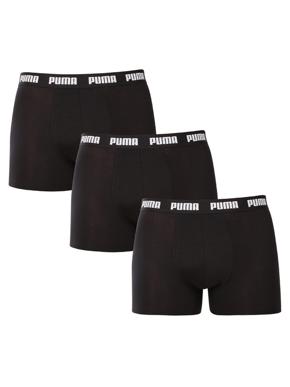 Puma Sada tří - pánské boxerky Puma černé
