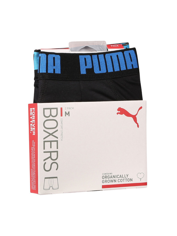 Puma Sada dvou - pánské boxerky Puma černé