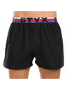 Styx Sada pěti - pánské trenky Styx sportovní guma černé trikolóra