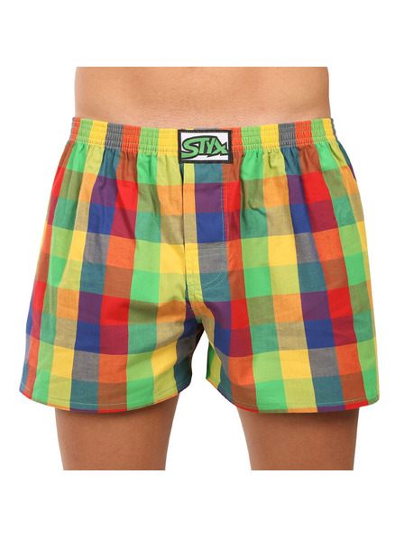 Styx Sada pěti - pánské trenky Styx klasická guma vícebarevné