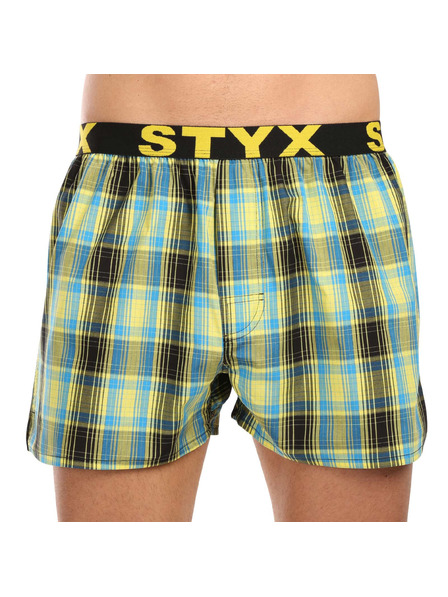 Styx Sada pěti - pánské trenky Styx sportovní guma vícebarevné