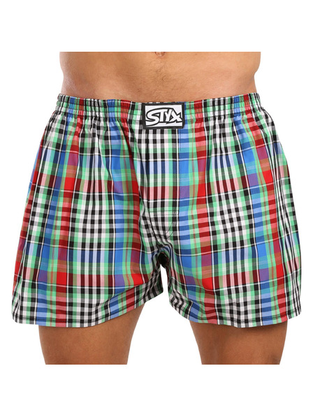 Styx Sada pěti - pánské trenky Styx klasická guma vícebarevné