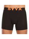 Styx Sada pěti - pánské boxerky Styx long sportovní guma černé
