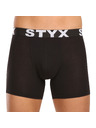 Styx Sada pěti - pánské boxerky Styx long sportovní guma černé