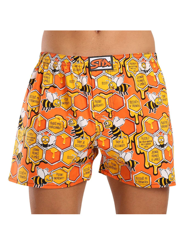 Styx Sada pěti - pánské trenky Styx art klasická guma vícebarevné
