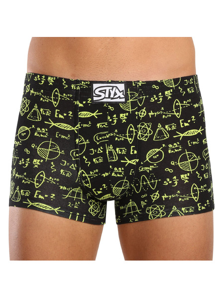 Styx Sada tří - pánské boxerky Styx art klasická guma vícebarevné