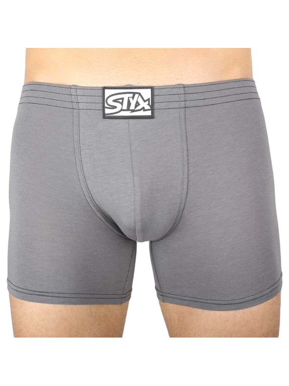 Styx Sada tří - pánské boxerky Styx long klasická guma