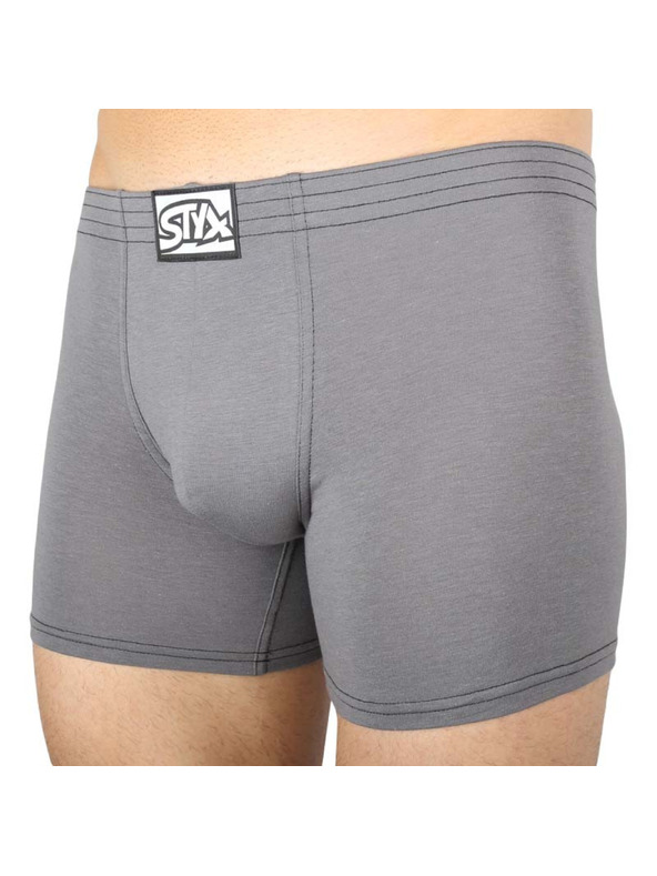 Styx Sada tří - pánské boxerky Styx long klasická guma