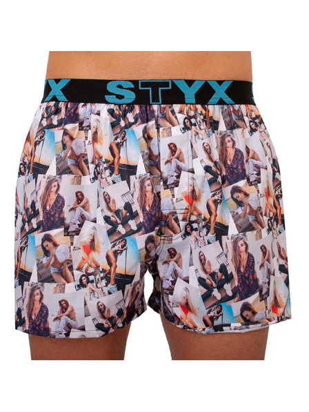 Styx Pánské trenky Styx art sportovní guma modelky - limitovaná edice