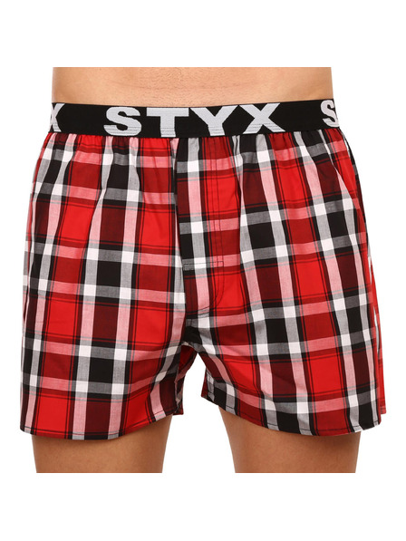 Styx Sada pěti - pánské trenky Styx sportovní guma vícebarevné