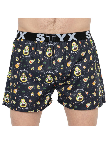 Styx Pánské trenky Styx art sportovní guma Vychytávky Ládi Hrušky hruška
