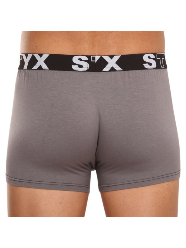 Styx Sada tří - pánské boxerky Styx sportovní guma vícebarevné