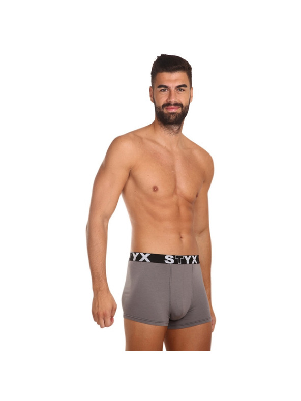 Styx Sada tří - pánské boxerky Styx sportovní guma vícebarevné
